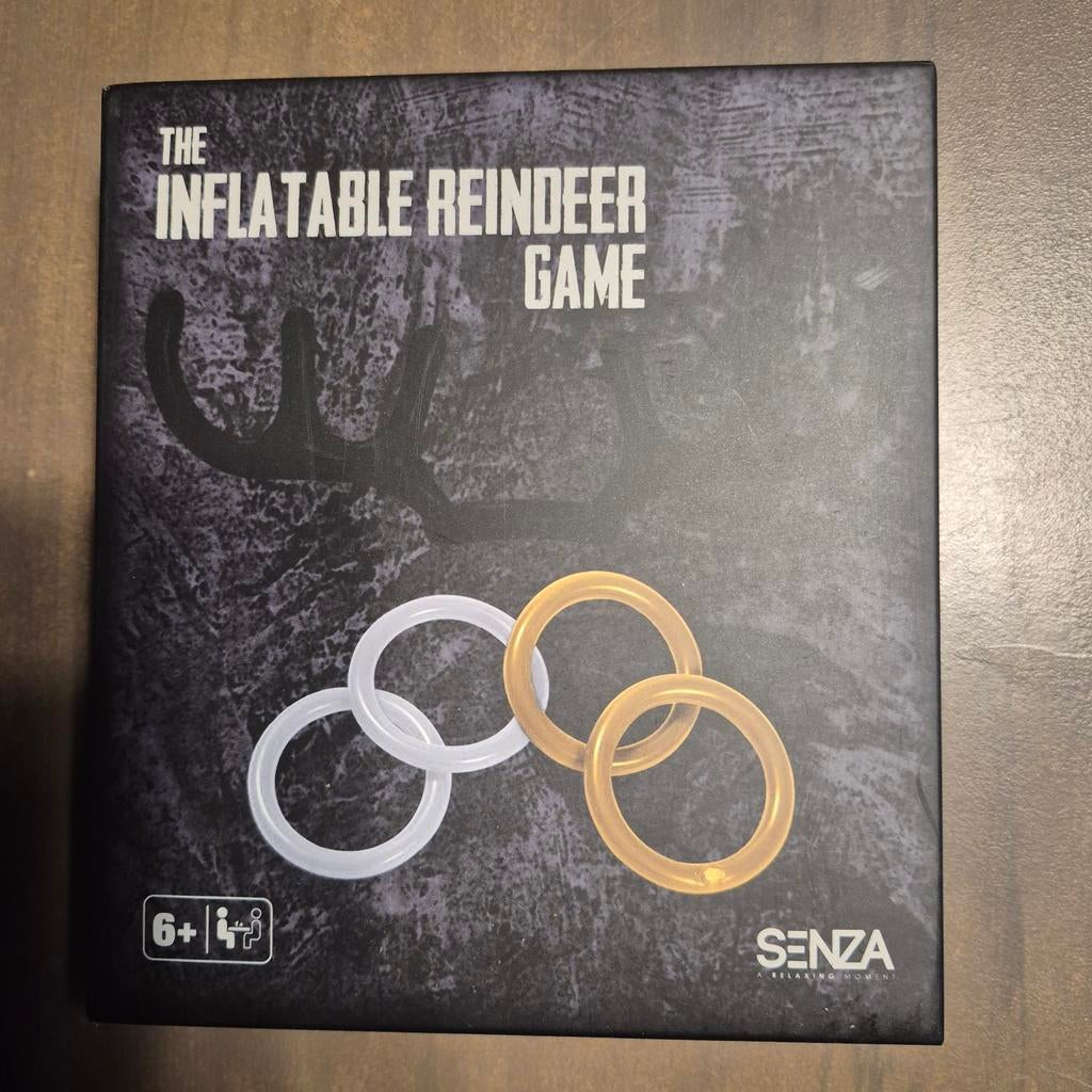 Opblaasbaar Rendier Gewei Ringgooi Spel - Nieuw, Vijf spelers of meer, Ophalen of Verzenden, Nieuw, Senza