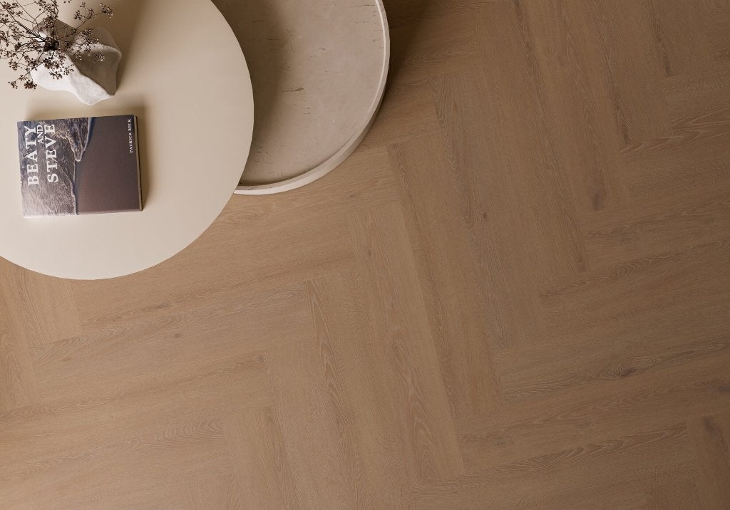 KOOPZONDAG OPEN Visgraat Plak Pvc Vloeren 3 X kleur €16,95m2, Bruin, 75 m² of meer, Nieuw, Ophalen of Verzenden