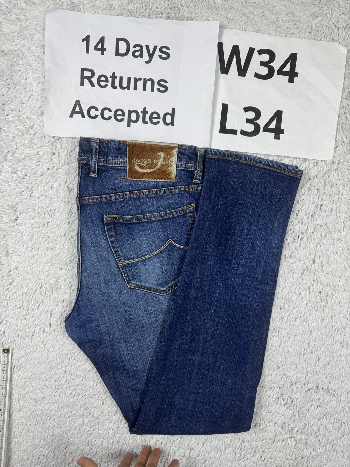Jacob Cohën PW622 Nick Jeans / Slim Fit / Blue W34 L34 3220, Blauw, Ophalen of Verzenden, H, H