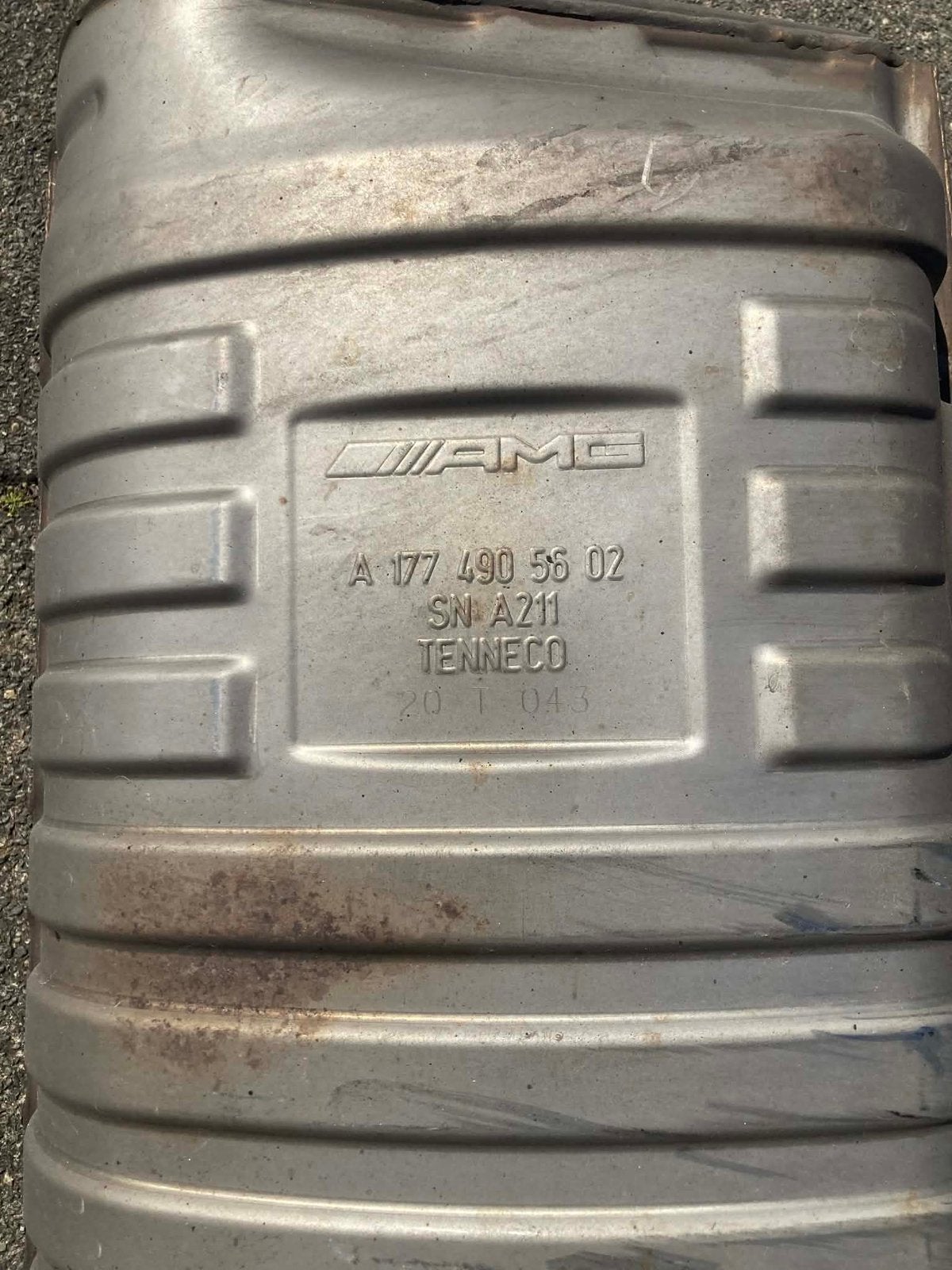 Mercedes W177 A klasse A45 AMG UITLAAT COMPLEET, Auto-onderdelen, Ophalen of Verzenden, Gebruikt, Mercedes-Benz