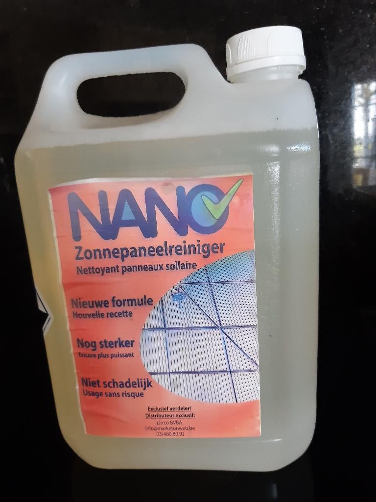 5 liter zonnepaneel reiniger Nano, Ophalen of Verzenden, Schoonmaakmiddel
