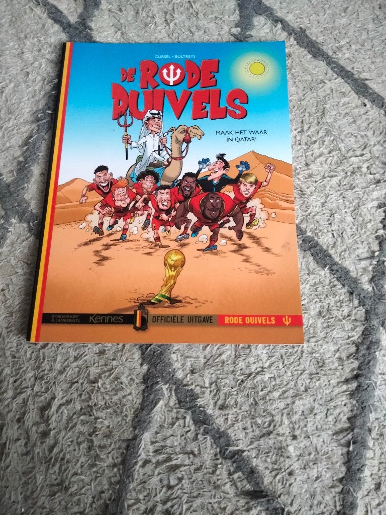 De Rode Duivels & Robbedoes en Kwabbernoot stripboeken, Boeken, Ophalen, Gursel, Bultreys, Yoann, Vehlmann, Zo goed als nieuw