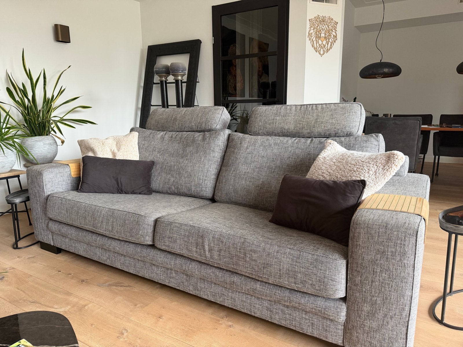 Montel bank en fauteuil - Zo goed als nieuw, Ophalen, Driepersoons, 75 tot 100 cm, Zo goed als nieuw