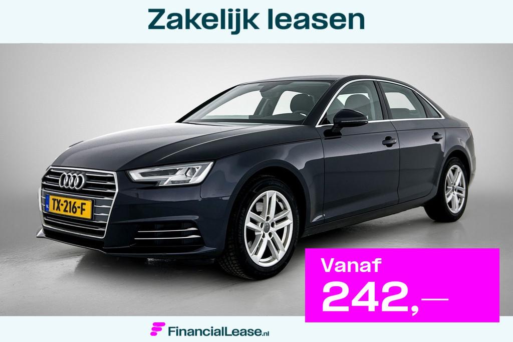 Audi A4 Limousine 1.4 TFSI Sport Lease Edition(NL-auto Deale, Gebruikt, 150 pk, Blauw, A4