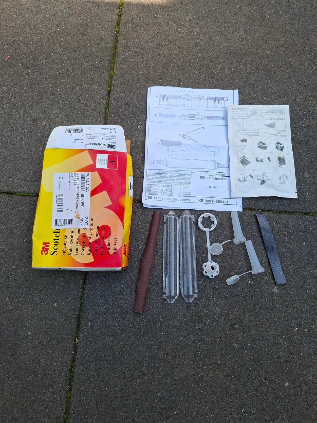 Gietharsset voor kabelverbindingen., Ophalen of Verzenden, Nieuw
