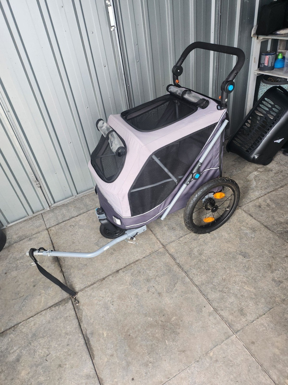 Hondenfietskar en wandelwagen - 2-in-1, Ophalen of Verzenden, Gebruikt, Hondenkar, Minder dan 20 kg