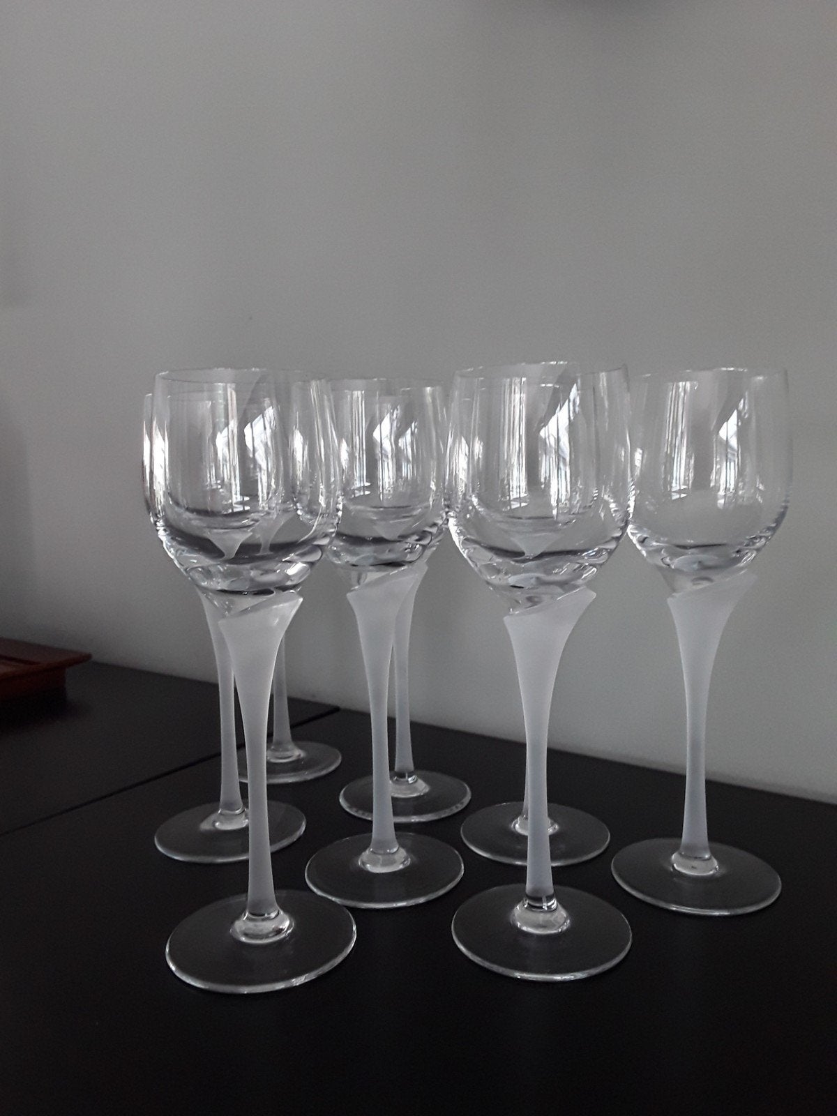 8 puntgave port/ likeur glazen., Ophalen of Verzenden, Zo goed als nieuw, Overige typen