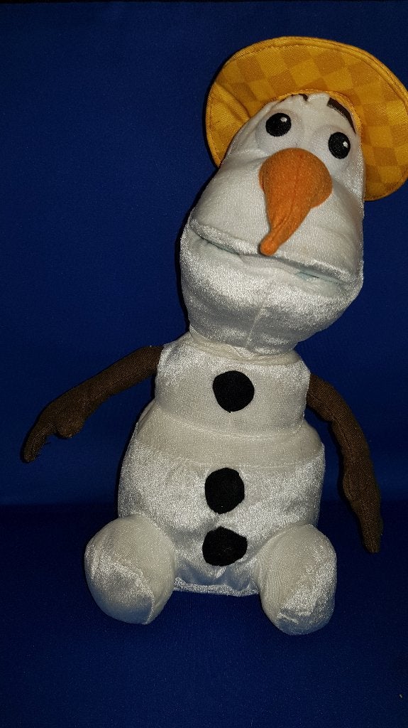 Olaf van Frozen, zingende en dansende knuffel, 31cm. 4A40, Kinderen en Baby's, Speelgoed | Knuffels en Pluche, Tweedehands verkoop