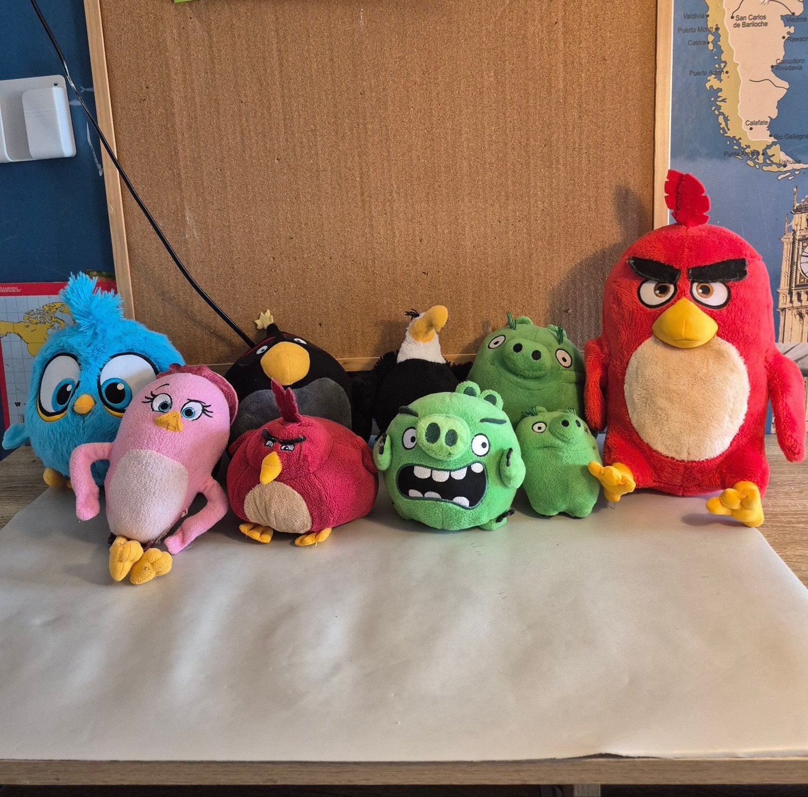 Angry Birds knuffels + R2D2 - Koop als set of per stuk !, Gebruikt, Overige merken, Overige typen, Met geluid