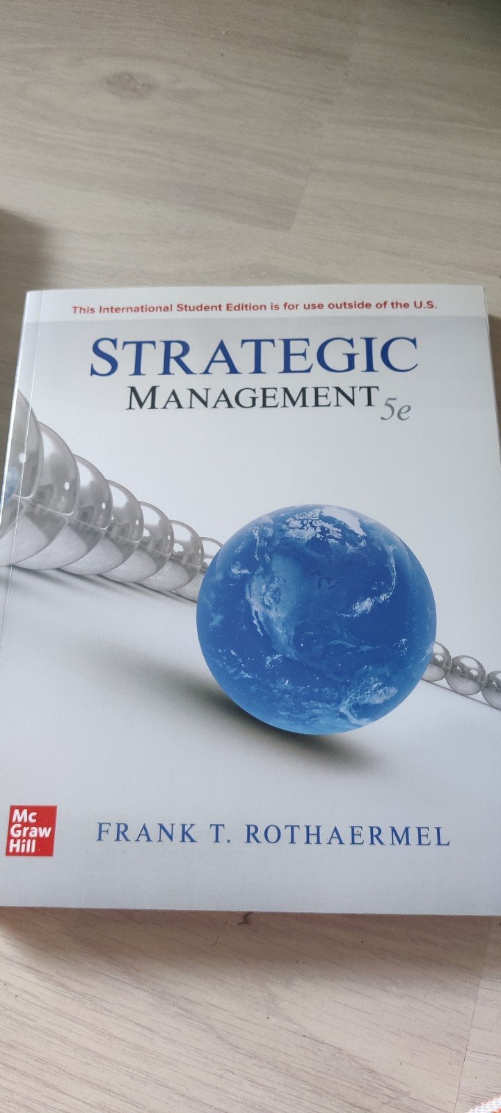 Strategic management, Ophalen of Verzenden, Zo goed als nieuw, Management