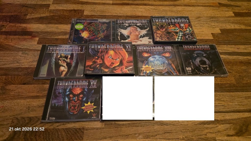 Thunderdome collection various 8x albums, Hardcore, Verzenden, Zo goed als nieuw, Verzamelalbum