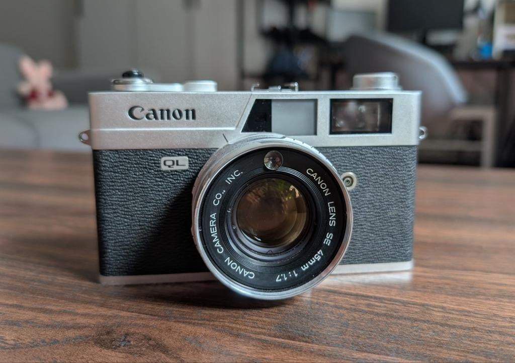 Canon Canonet QL17 - fully functional, Audio, Tv en Foto, Fotocamera's Analoog, Ophalen of Verzenden, Gebruikt, Compact, Canon