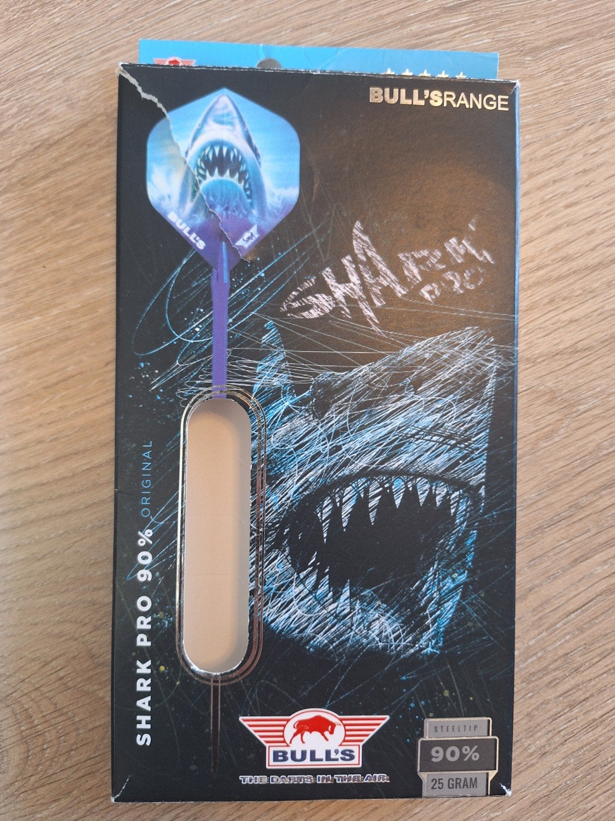 Bulls Shark Pro 90% Original Darts - 25 gram, Sport en Fitness, Ophalen of Verzenden, Zo goed als nieuw, Pijlen