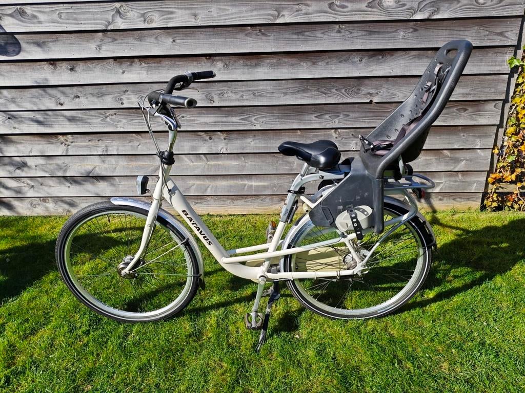 Batavus Mambo mamafiets met Yepp zitje en 7 versnellingen, 53 tot 56 cm, Ophalen, Batavus, Versnellingen