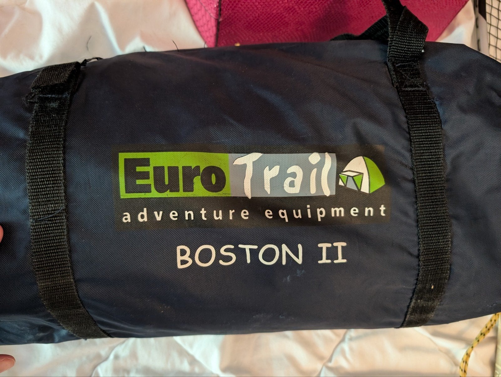 Euro Trail Boston II tent - Compacte 3-persoons tent, Caravans en Kamperen, Tenten, Ophalen, Gebruikt, Tot en met 3