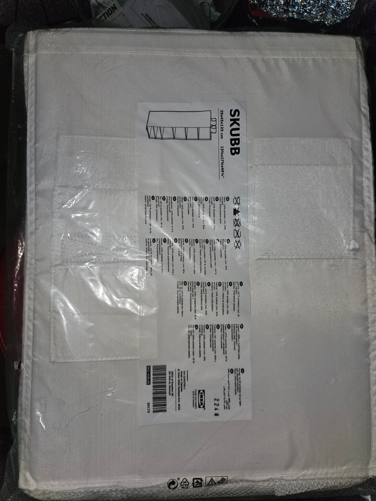 Nieuwe IKEA SKUBB Opberger 35x45x125 cm, Met plank(en), 100 tot 150 cm, Nieuw, Ophalen of Verzenden