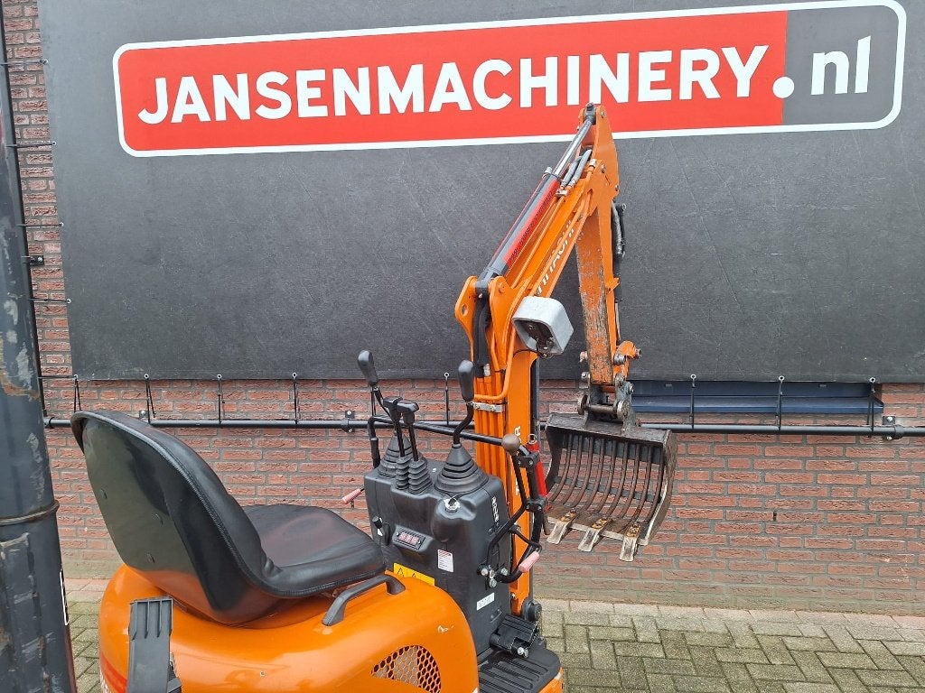 Hitachi ZX10u BJ2022, Zakelijke goederen, Machines en Bouw | Kranen en Graafmachines, Ophalen of Verzenden, Graafmachine