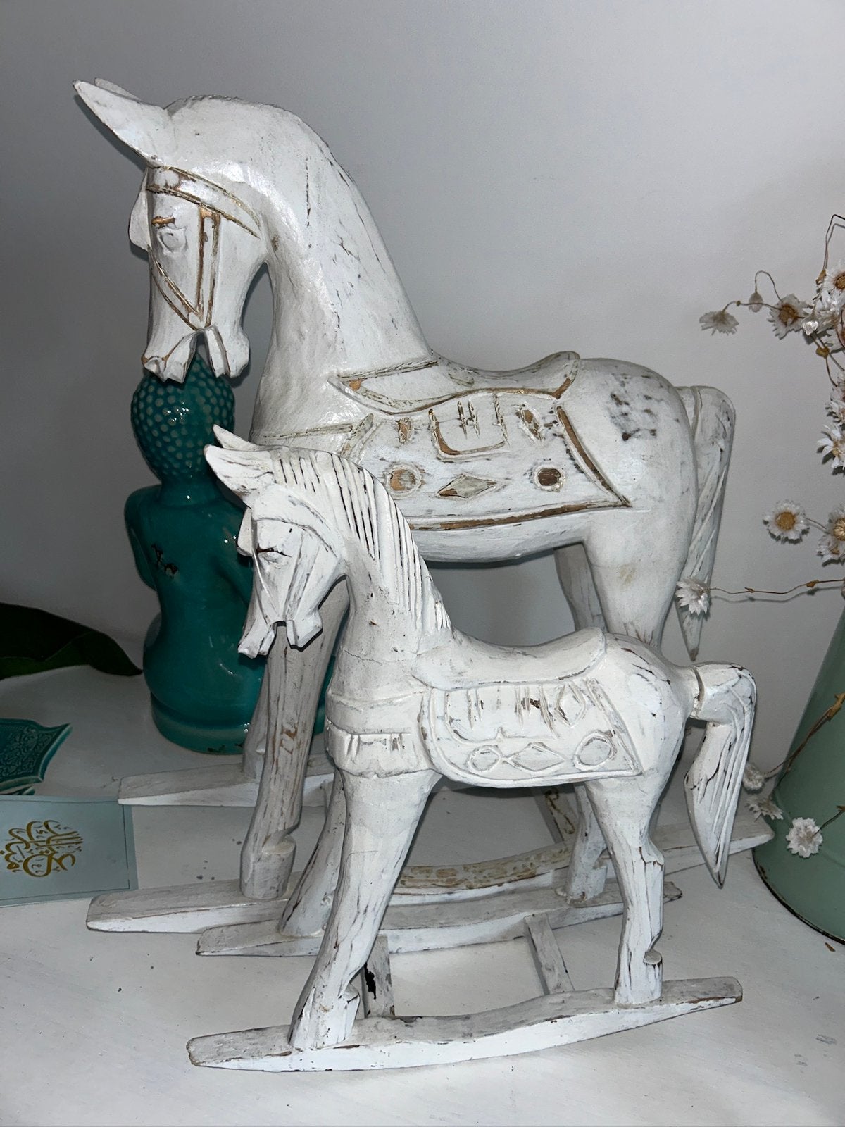 Hobbelpaarden voor decoratie, Ophalen, Zo goed als nieuw
