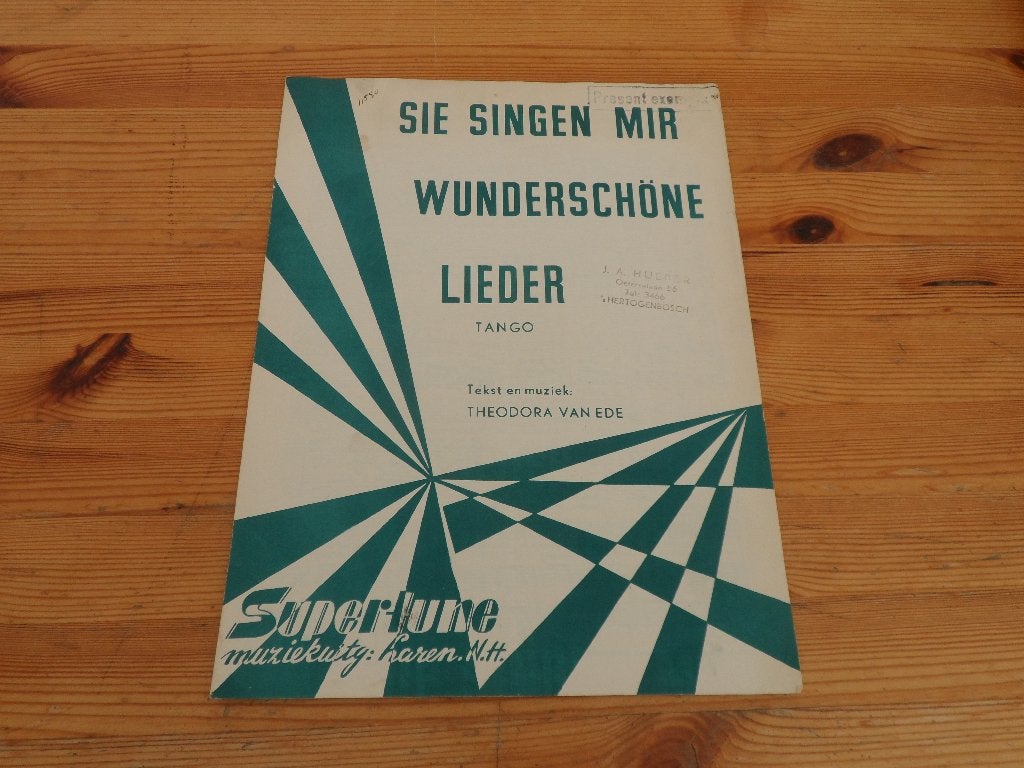 Sie singen mir wunderschone lieder - ede / carpay, Gebruikt, Gitaar, Ophalen of Verzenden, Artiest of Componist