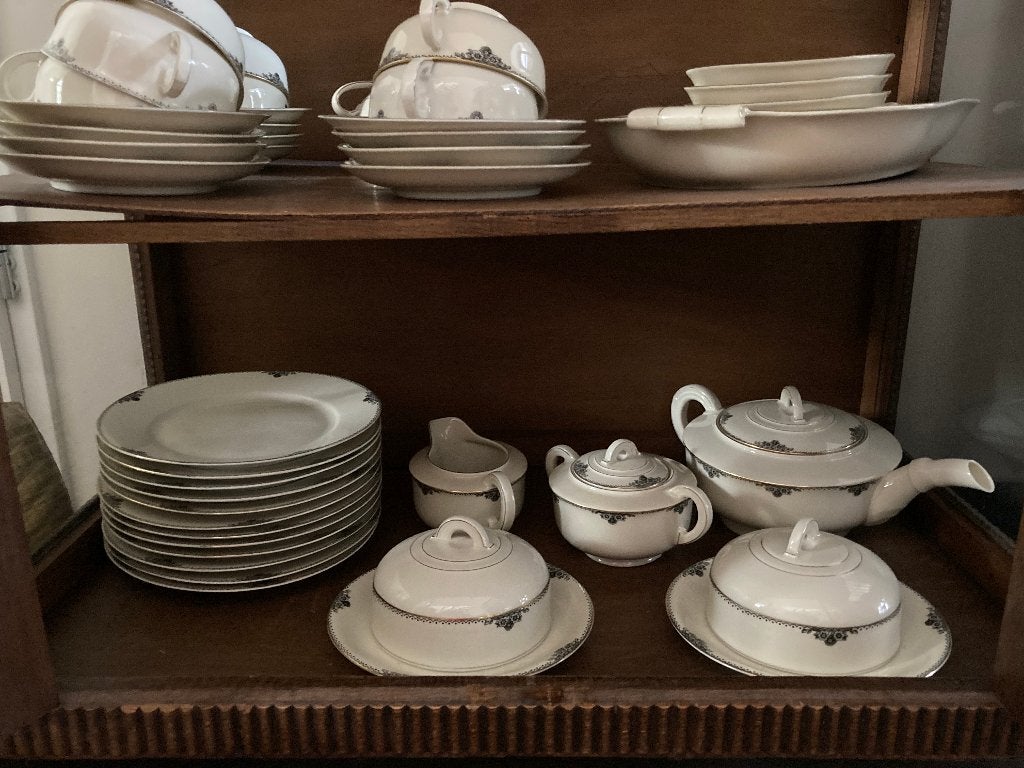 Art deco Servies, Ophalen