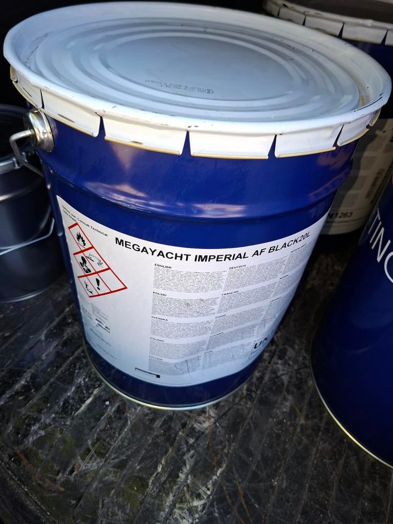 Jotun Megayacht Zwart Antifouling - Diverse Maten, Ophalen of Verzenden, Nieuw, Verven