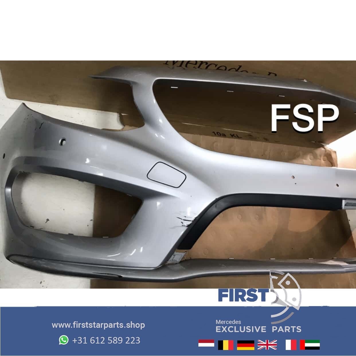 W242 W246 AMG BUMPER B Klasse Facelift Voorbumper 2018 PDC Z, Gebruikt, -, Voor, Ophalen of Verzenden