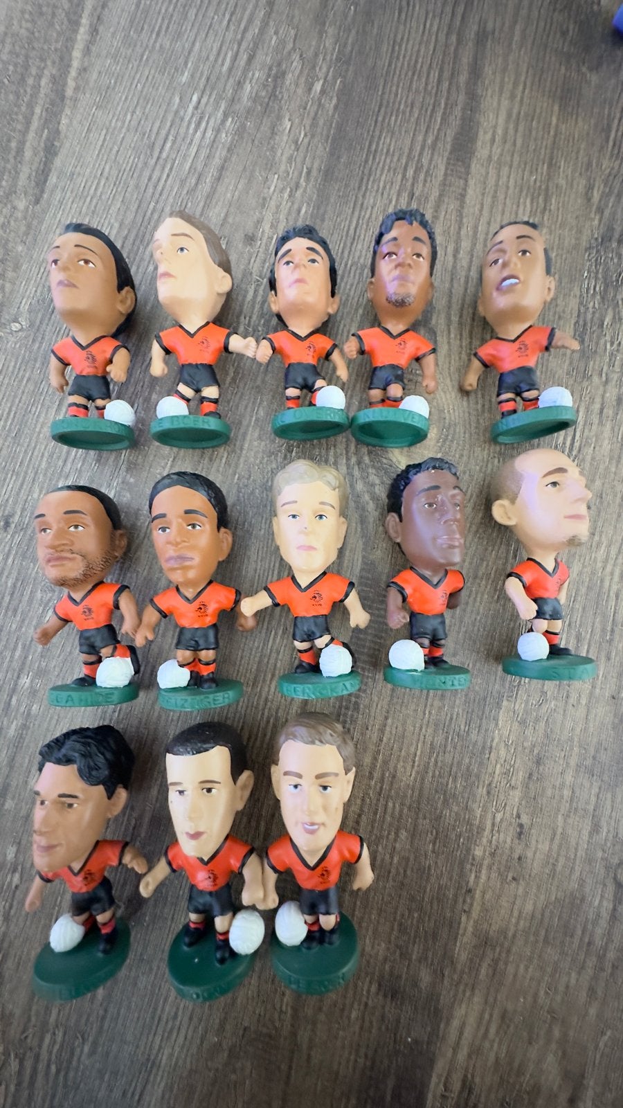 Corinthian Oranje Leeuwen Voetbal Bobbleheads - Collectie, Ophalen of Verzenden, Gebruikt, Overige sporten, Beeldje of Poppetje