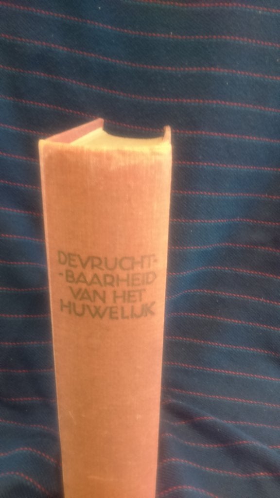 De vruchtbaarheid van het huwelijk, Dr. van de Velde, Ophalen of Verzenden, Gelezen, Sociale wetenschap