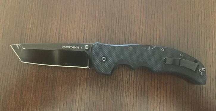 2x Cold Steel Recon 1 CTS XHP en Sr1 G10, Ophalen of Verzenden, Gebruikt, Snijgereedschap, Overige merken
