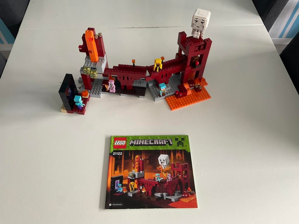 Lego Minecraft Het Netherfort 21122, Minecraft, Lego, Ophalen of Verzenden, Zo goed als nieuw