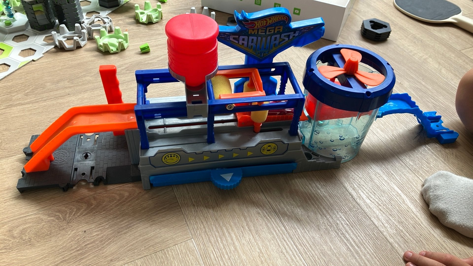 hotwheel wasstraat, Ophalen, Gebruikt