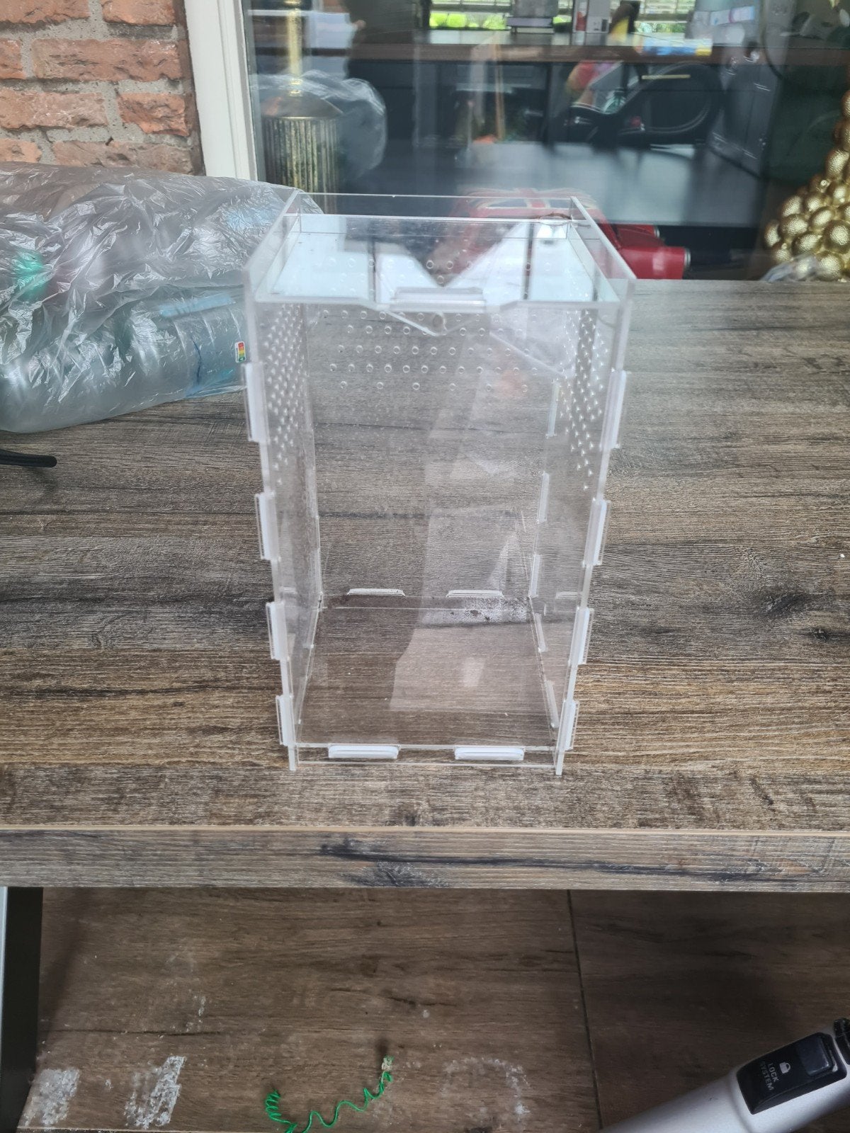 Acryl Terraria 15×15×25, Dieren en Toebehoren, Ophalen of Verzenden, Zo goed als nieuw, Terrarium of Paludarium