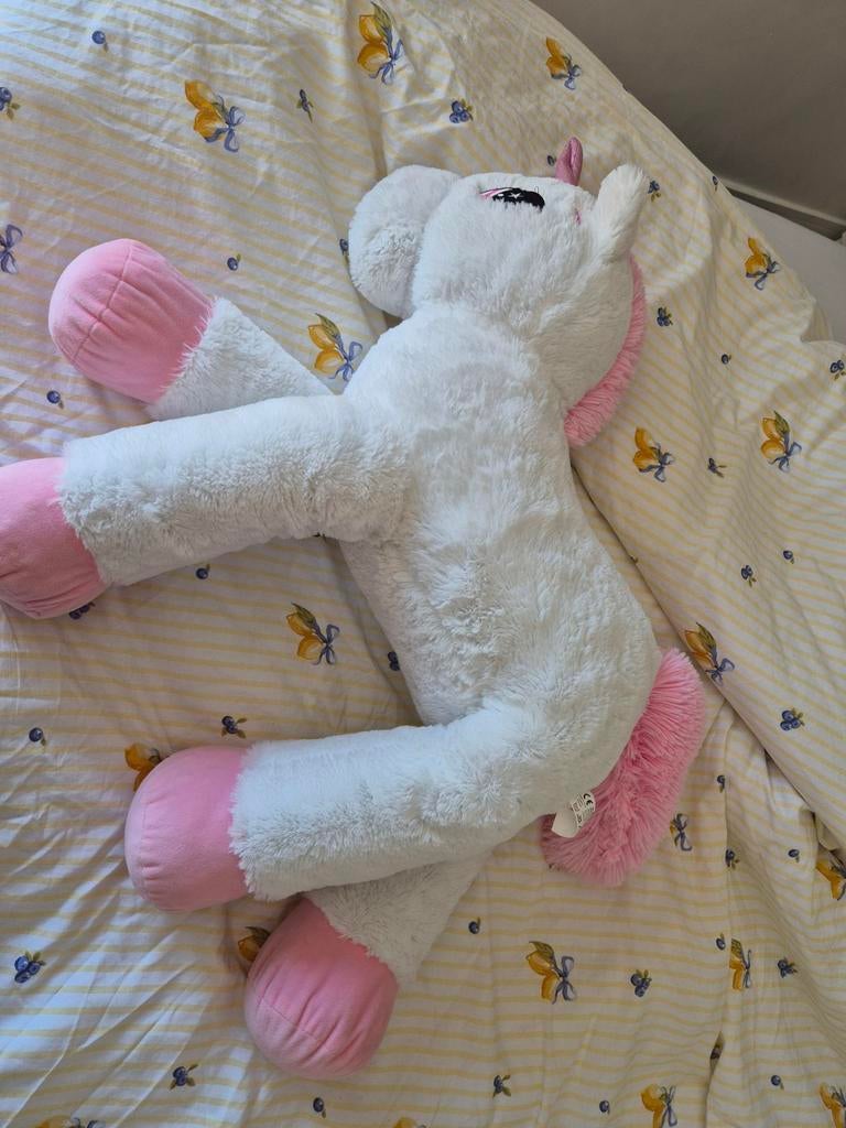 Grote Eenhoorn Knuffel - Zacht en Magisch Speelgoed, Kinderen en Baby's, Speelgoed | Knuffels en Pluche, Ophalen, Eenhoorn, Zo goed als nieuw