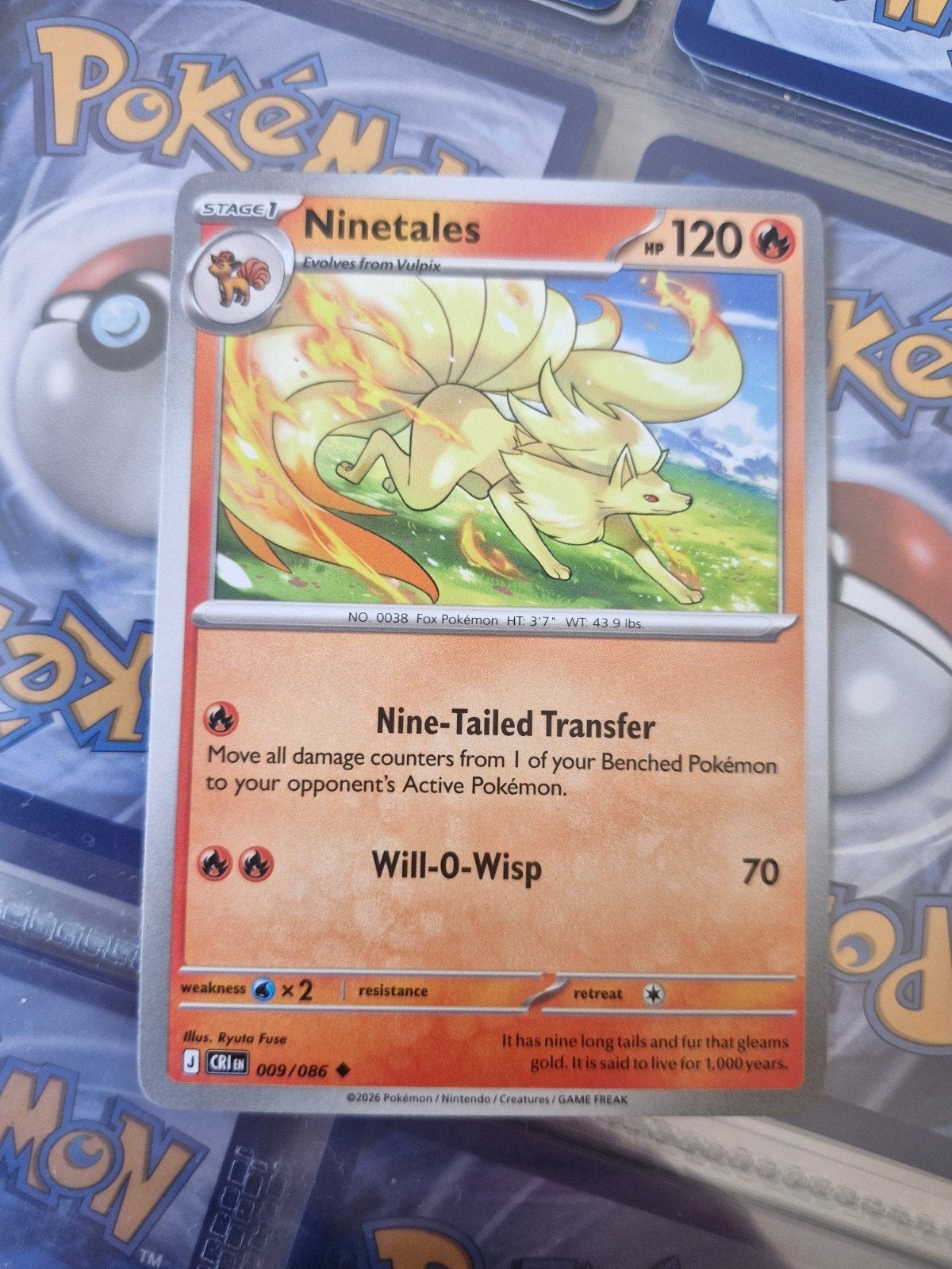 Ninetales chaos rising, Ophalen, Nieuw, Losse kaart