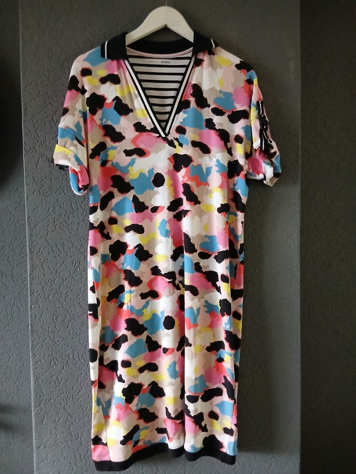 MarcCain Tricot Jurk Maat 38/40 - Meerkleurig, Kleding | Dames, Maat 38/40 (M), Meerkleurig, Ophalen of Verzenden, Zo goed als nieuw