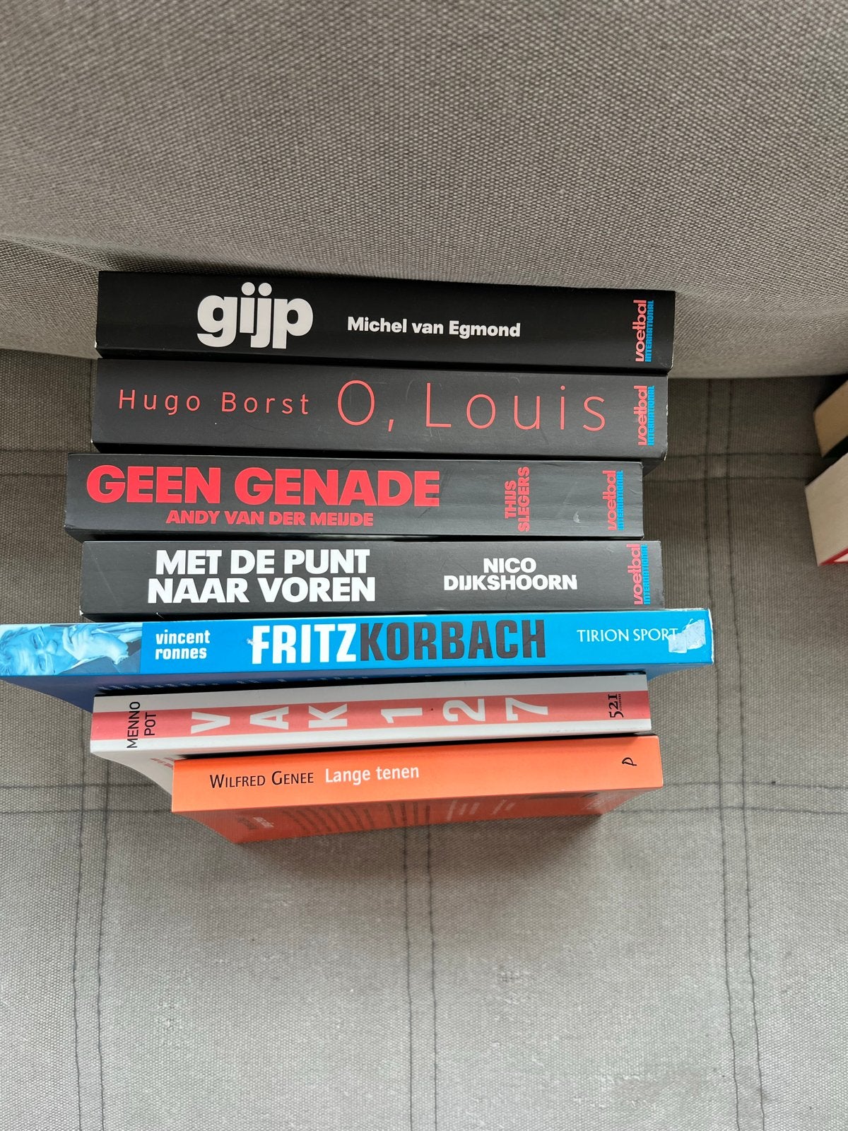 Voetbalboeken: Gijp, O, Louis, Geen Genade en meer, Boeken, Ophalen, Gelezen, Overige sporten
