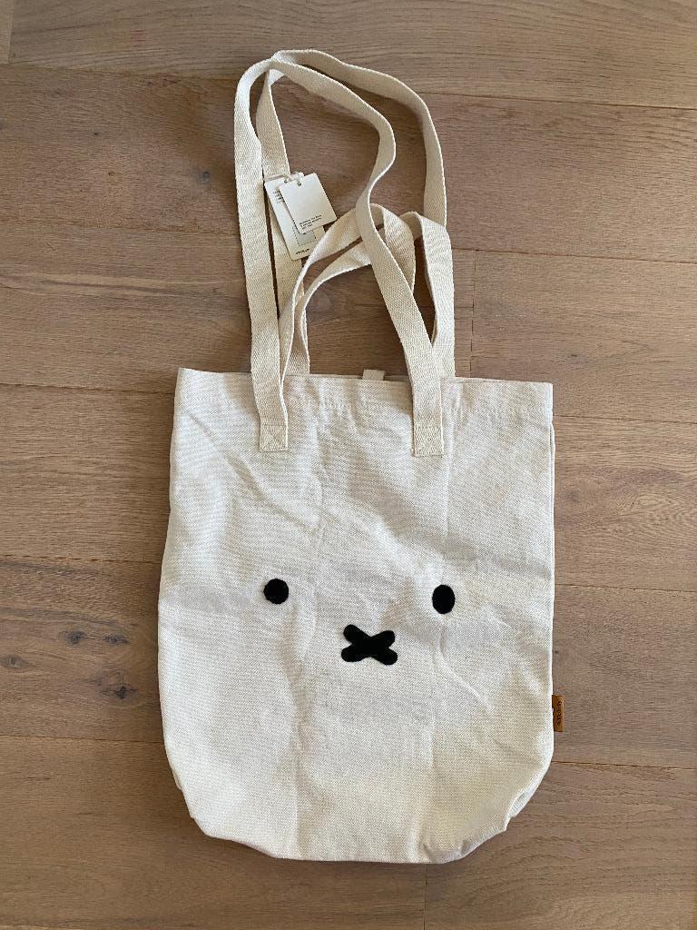 NIEUW Nijntje Schoudertas Shopper | ecru, canvas | 42x36cm, Ophalen of Verzenden, Nieuw, Wit, Shopper
