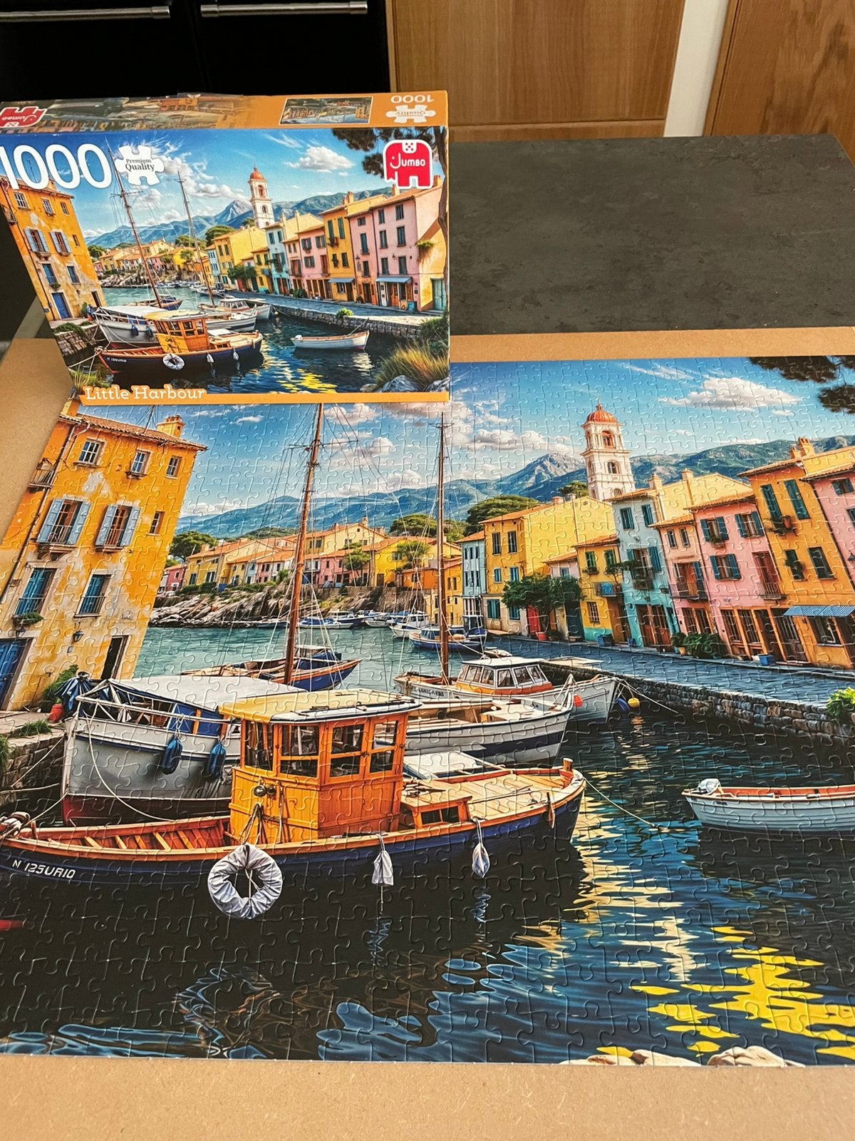Jumbo puzzel. 1000 stukjes., Ophalen of Verzenden, 500 t/m 1500 stukjes, Zo goed als nieuw