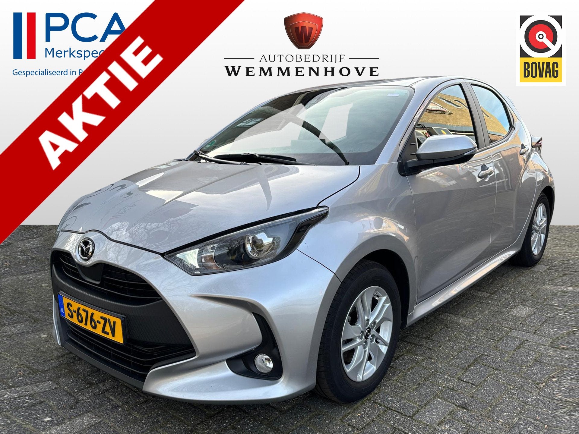 Mazda 2 Hybrid 1.5 Agile Automaat Navi/Camera/Alu wielen/Air, Gebruikt, Euro 6, 49 €/maand, Bedrijf
