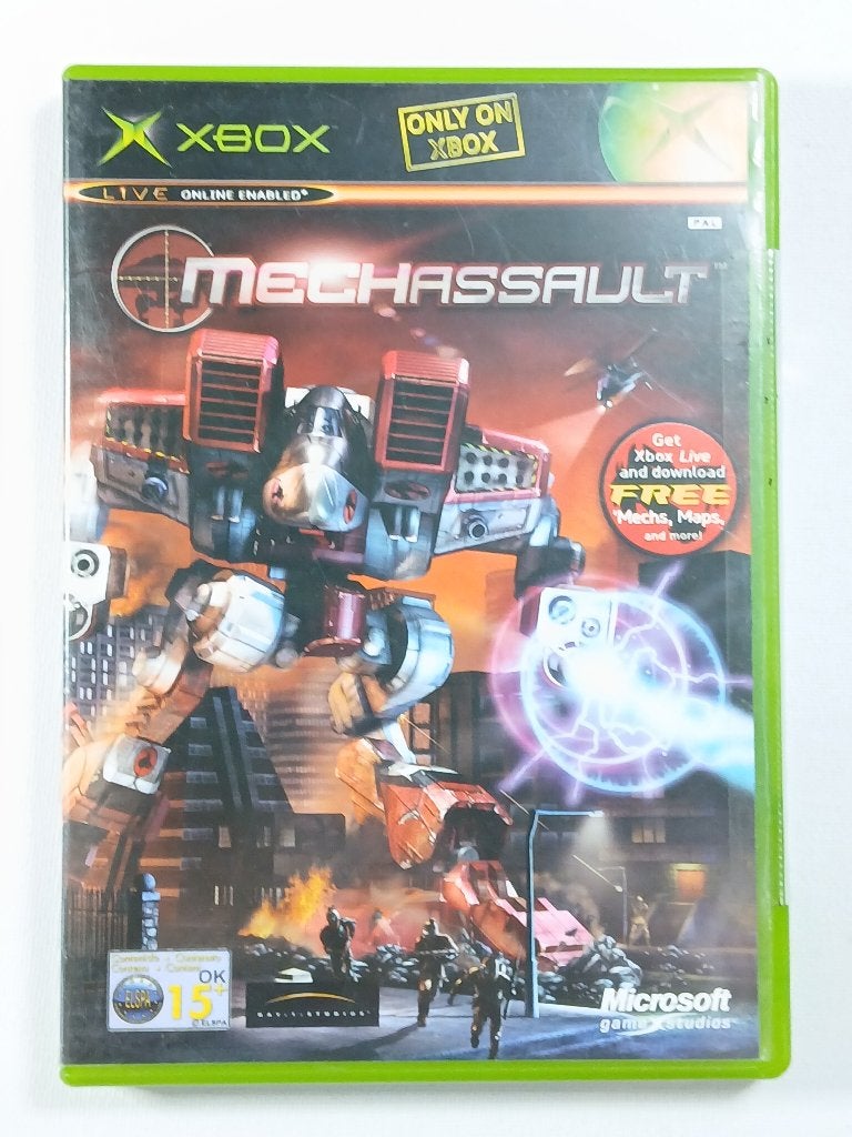 Mechassault - XBOX Original - Microsoft - PAL - Compleet, Avontuur en Actie, Gebruikt, Microsoft, 1 speler