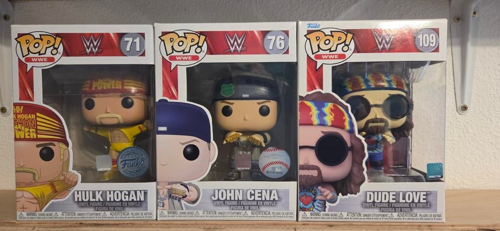 Funko Pop WWE (3x), Ophalen, Nieuw