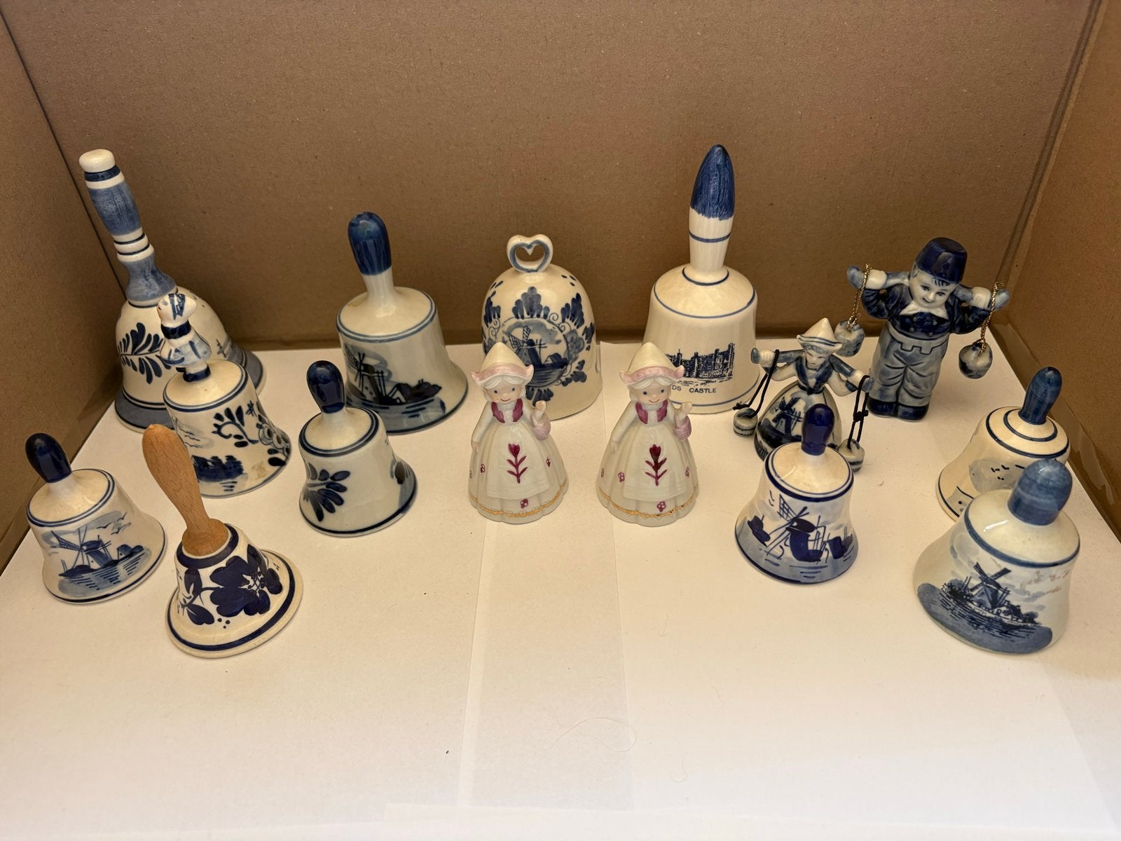 Delfts Blauw Collectie: Klokken en Beeldjes, Antiek en Kunst, Ophalen