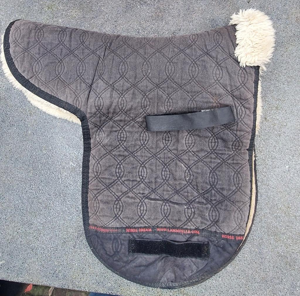 Werner Christ lamswollen zadeldek, Dieren en Toebehoren, Gebruikt, Dressuurdekje, Wol, Full (L)