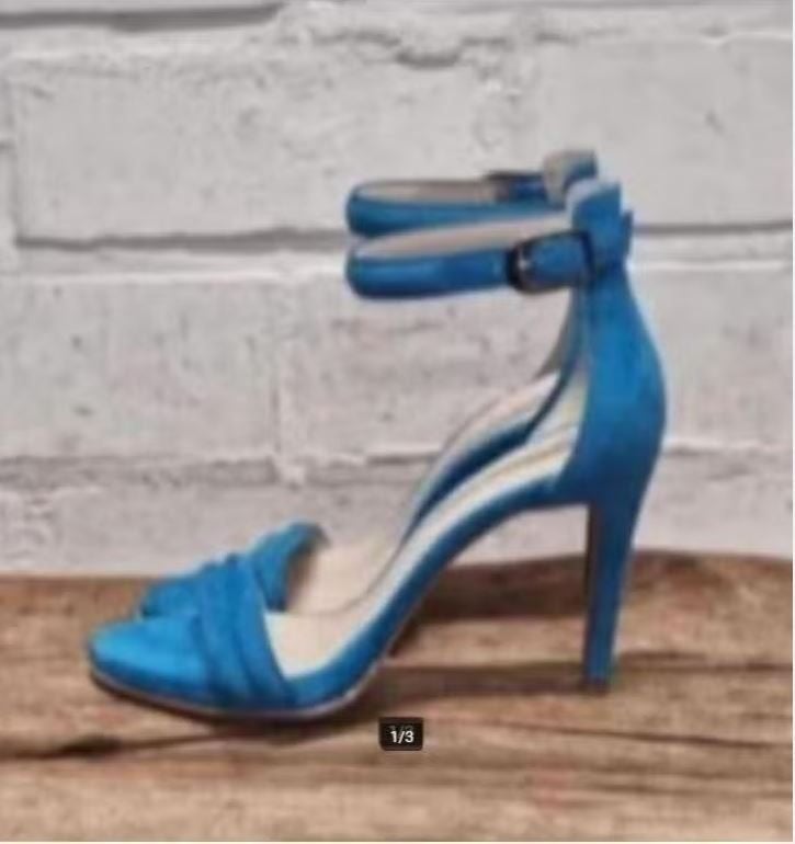 Kenneth Cole - Suedeleren sandalen maat 37 - Nieuw €140, Blauw, Kenneth Cole, Nieuw, X