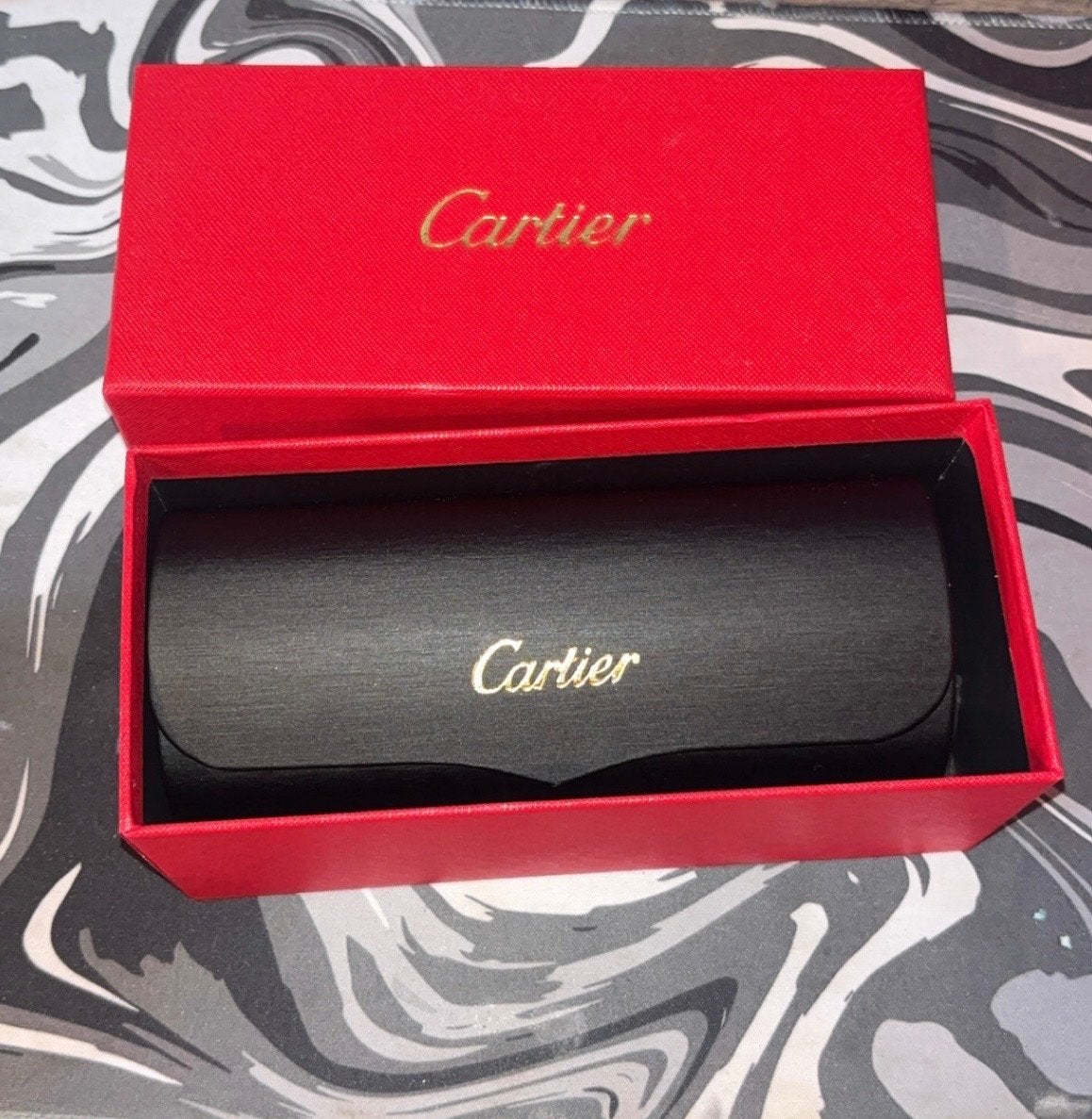 Cartier Zonnebril - Nieuw in doos, Sieraden, Tassen en Uiterlijk, Overige merken, Zonnebril, Bruin, Nieuw