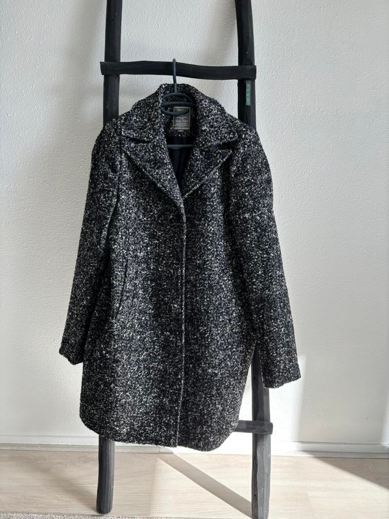 Jas, Kleding | Dames, Jassen | Winter, Ophalen of Verzenden, Zo goed als nieuw, Maat 36 (S), Zwart