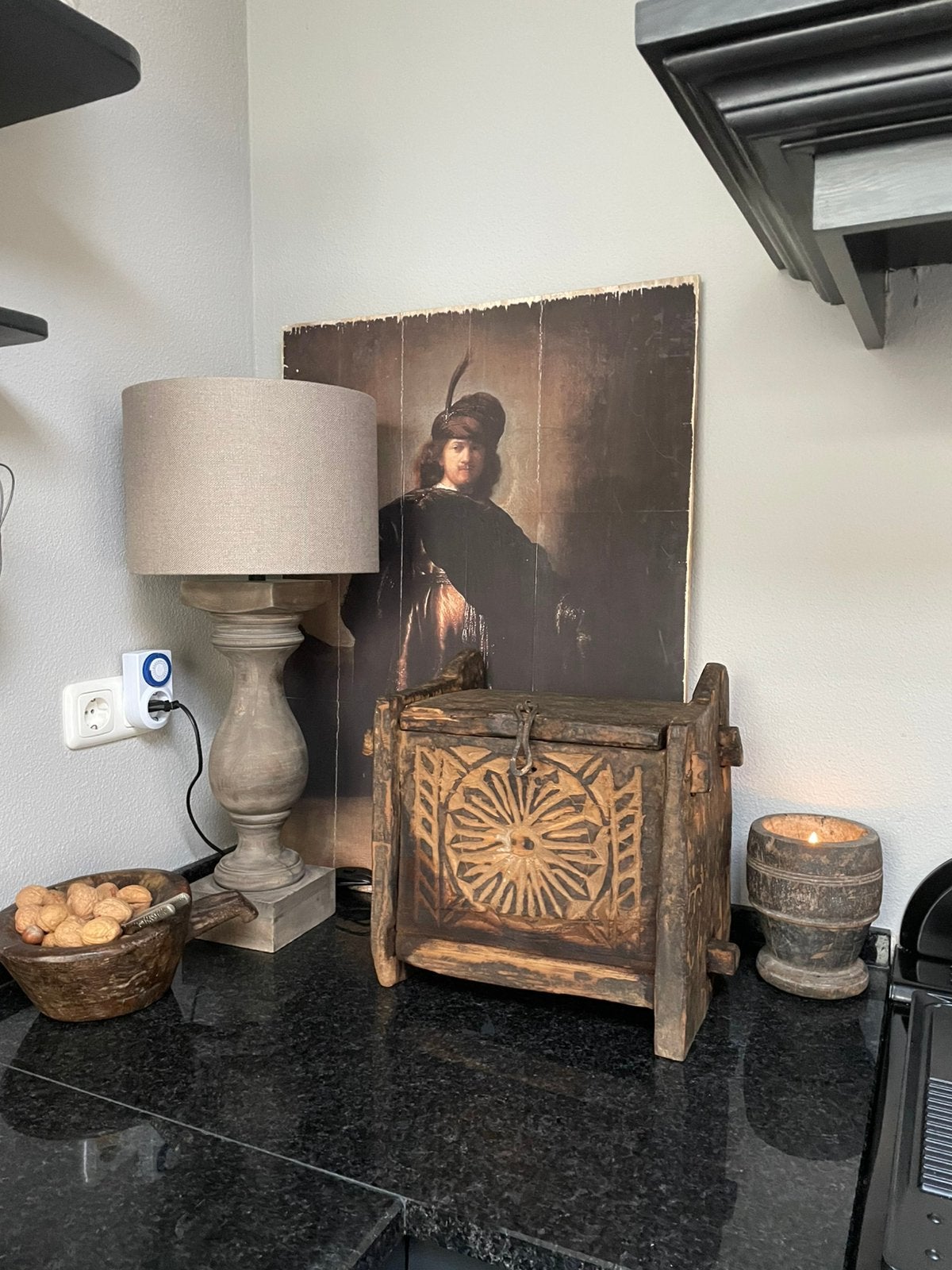 Oude meester nostalgisch houten plank stoer sober landelijk, Ophalen, Gebruikt