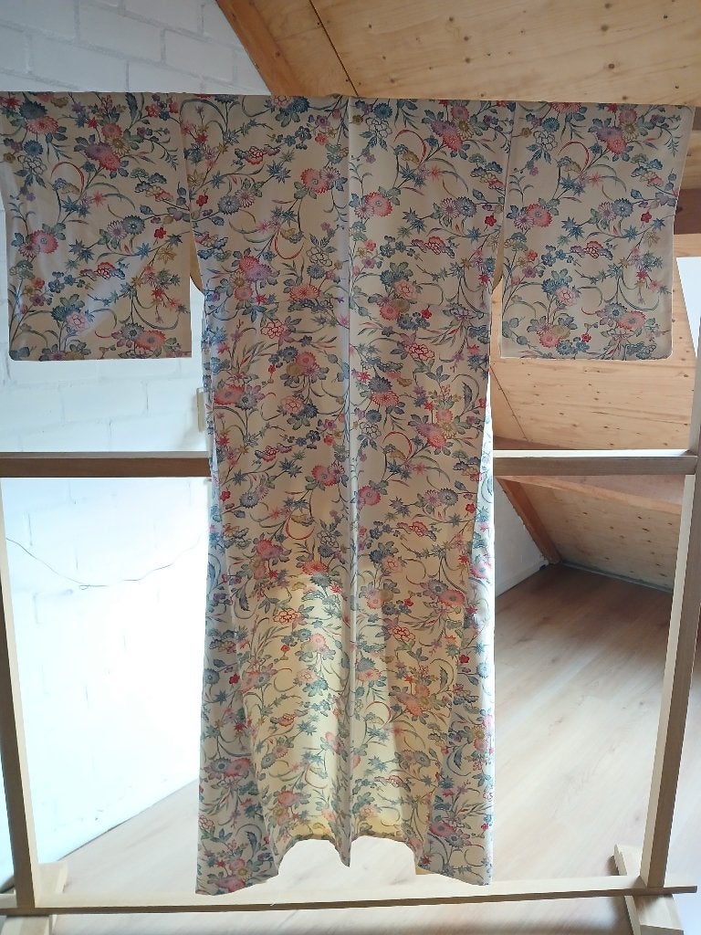 Traditionele Japanse Kimono matsu momiji kiku, Ophalen of Verzenden