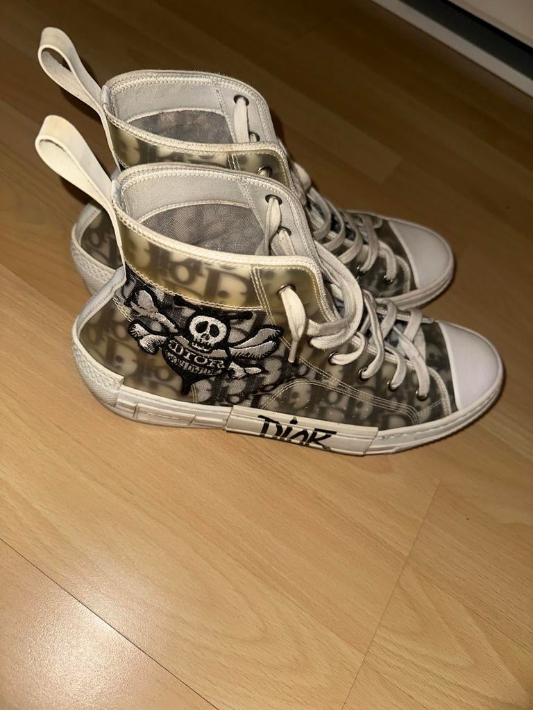 DIOR B23 SNEAKERS - 8/10 CONDITIE, Wit, Ophalen of Verzenden, Sneakers of Gympen, Gedragen