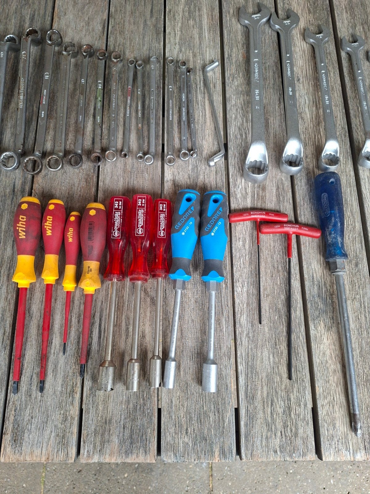Ringsleutels en Schroevendraaiers Set - Diverse Maten, Ophalen, Gebruikt, Schroevendraaier